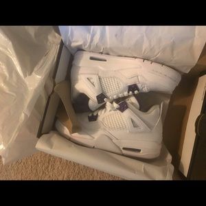 Jordans 4s Purple Metallic